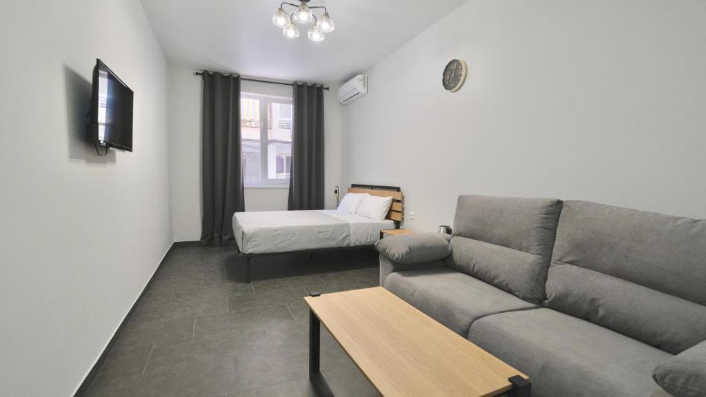Posezení v ubytování Hostal Lavela