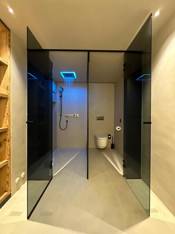 Koupelna v ubytování Hotel Bellerive