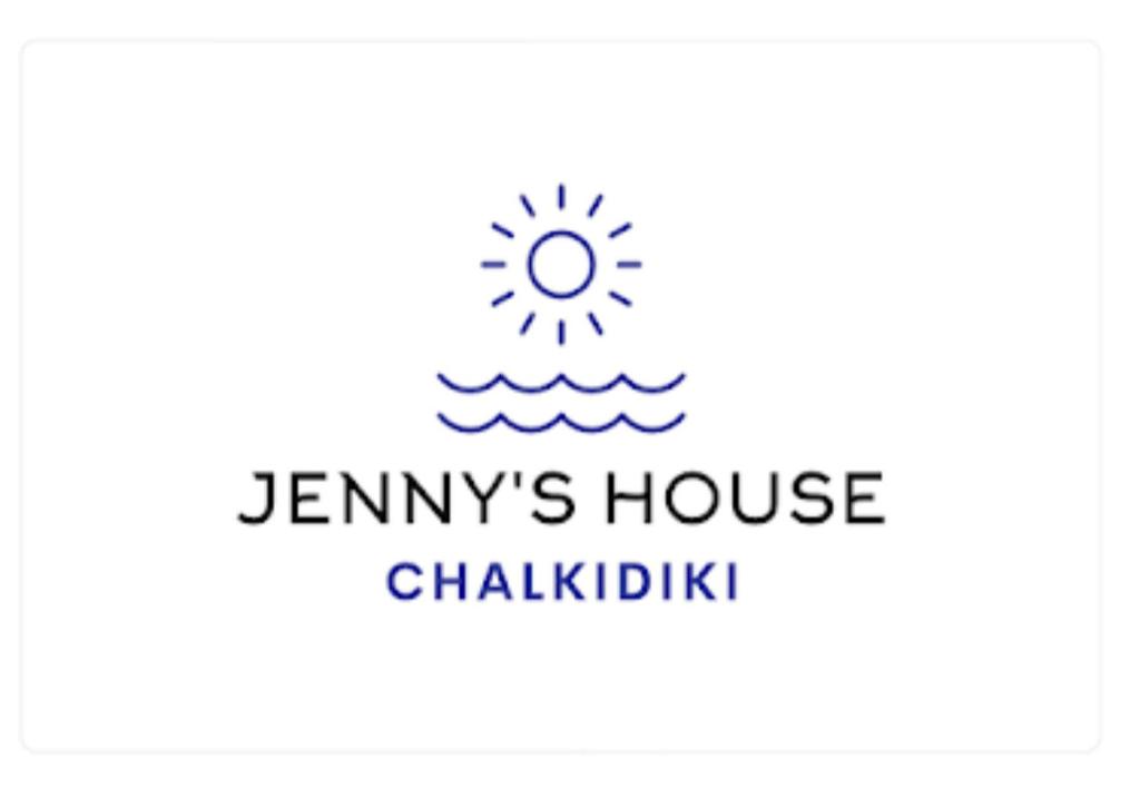 a logo for a jennys house chalkyiki at Jenny's House in Yerakiní