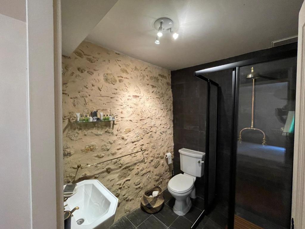 Kúpeľňa v ubytovaní Ferme domaine de Maurel
