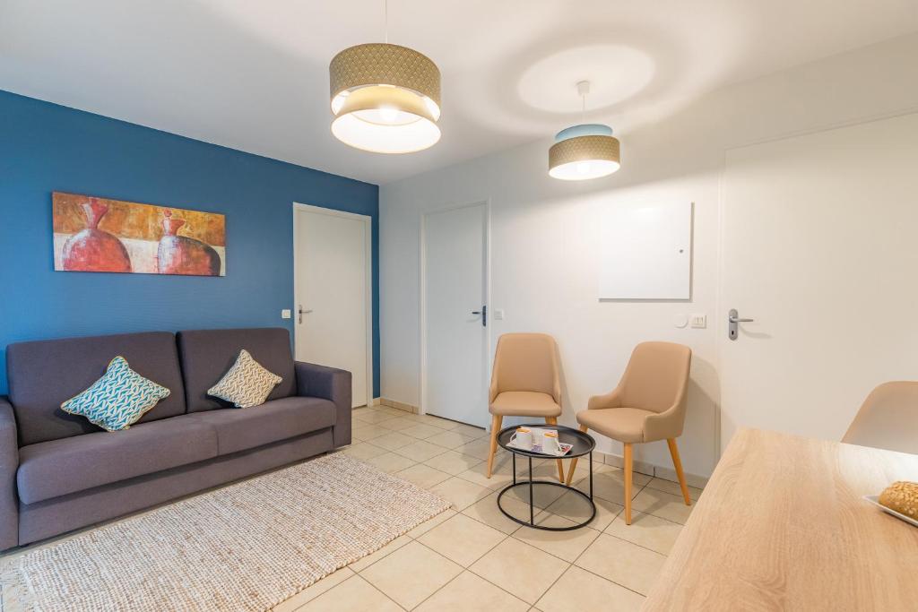 Un lugar para sentarse en Appart'City Confort Toulouse Purpan