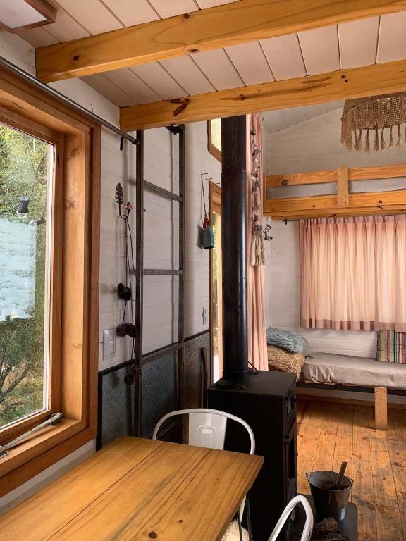 Posezení v ubytování Hermosa Tiny House con Vista al Chapelco