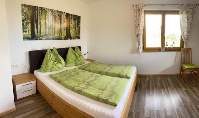 Postel nebo postele na pokoji v ubytování Essleggerhof