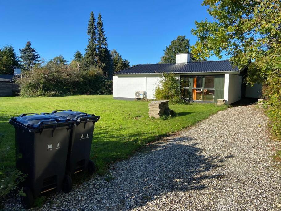 Zahrada ubytování Sommerhus, Hornbæk