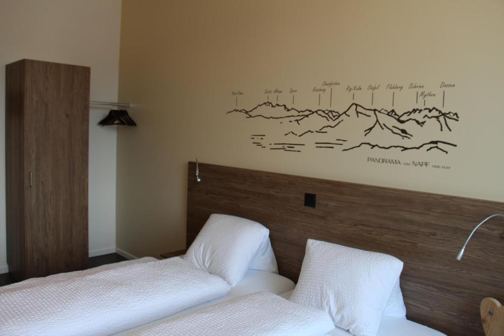 Postel nebo postele na pokoji v ubytování B&B Hotel Peter und Paul