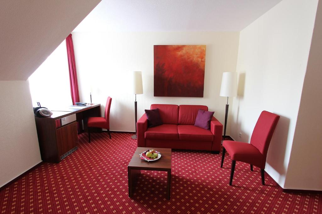 Posezení v ubytování Akzent Hotel Jonathan