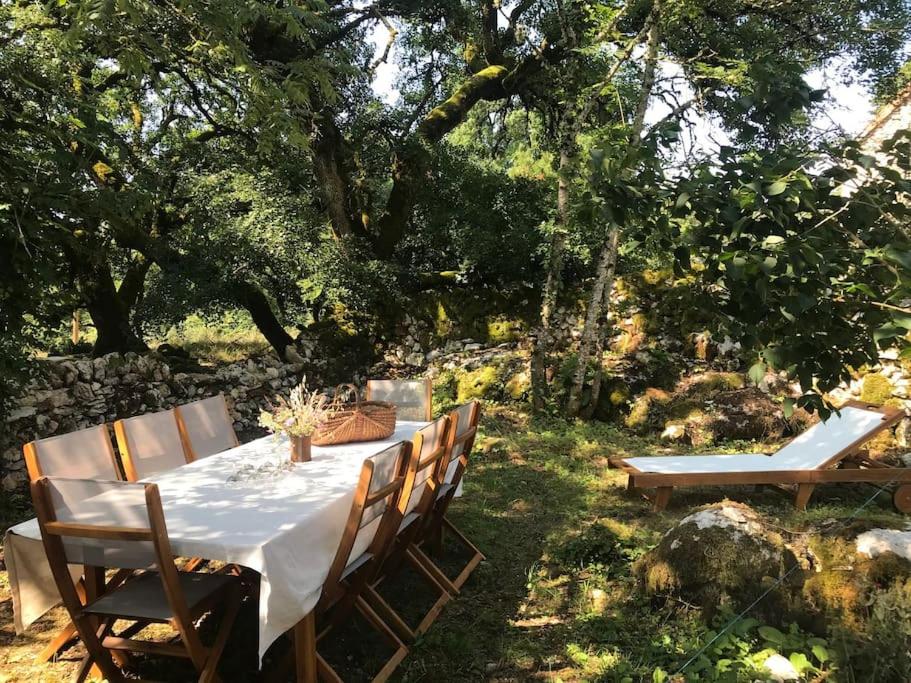 Zahrada ubytování Le Domaine Quercus