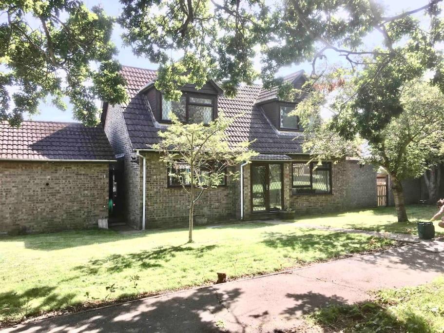 a brick house with a tree in front of it at Cherry Cottage in West Mersea