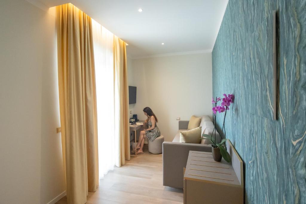 Posezení v ubytování Hotel Helios