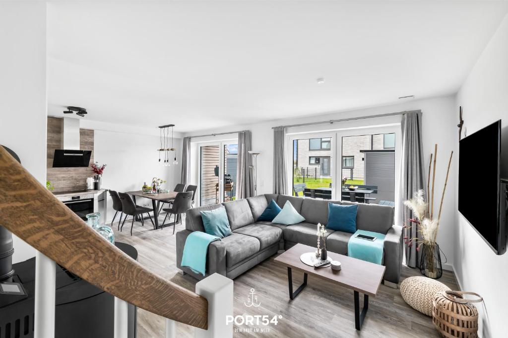 Μια τηλεόραση ή/και κέντρο ψυχαγωγίας στο Ferienhaus Waidla-Huus