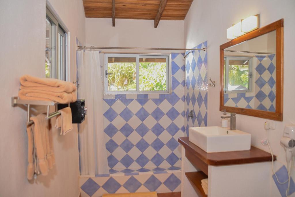 Koupelna v ubytování Hotel Luna Llena