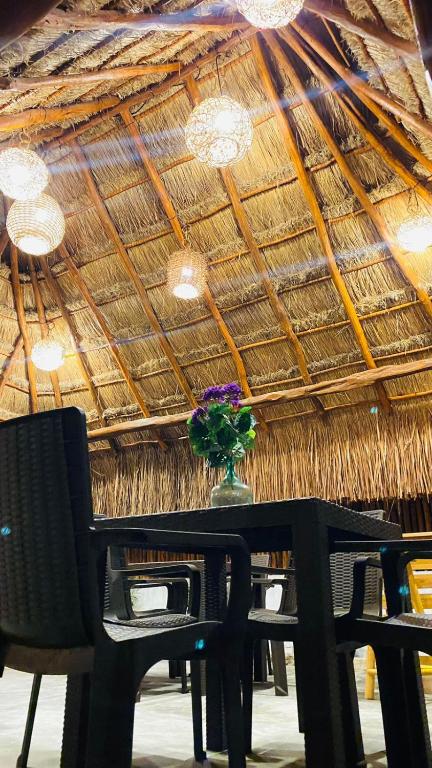 Restaurace v ubytování CASA DELFINES RIO LAGARTOS