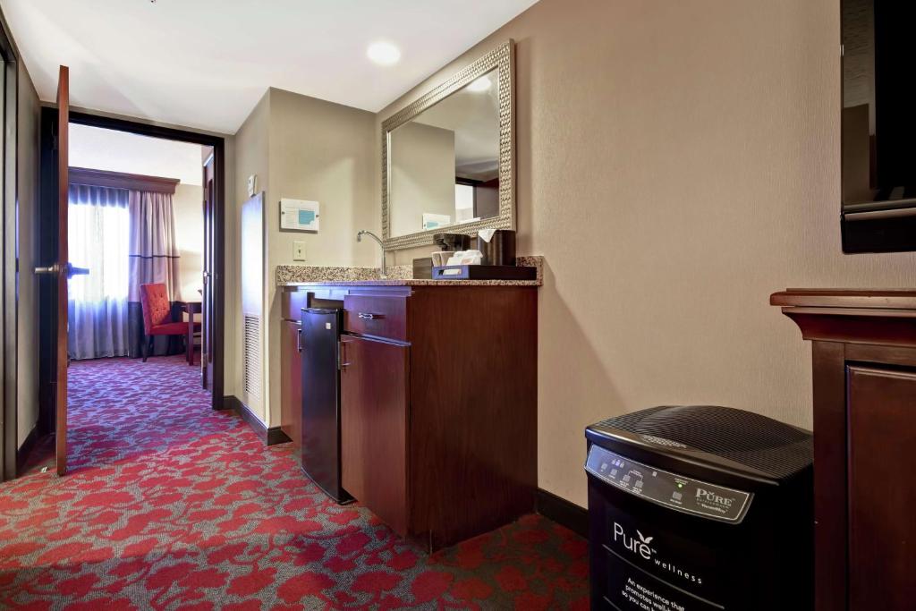 Küche&#47;Küchenzeile in der Unterkunft Embassy Suites by Hilton Dulles Airport