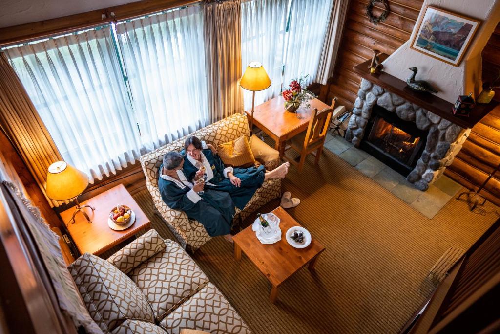 Posezení v ubytování Post Hotel & Spa