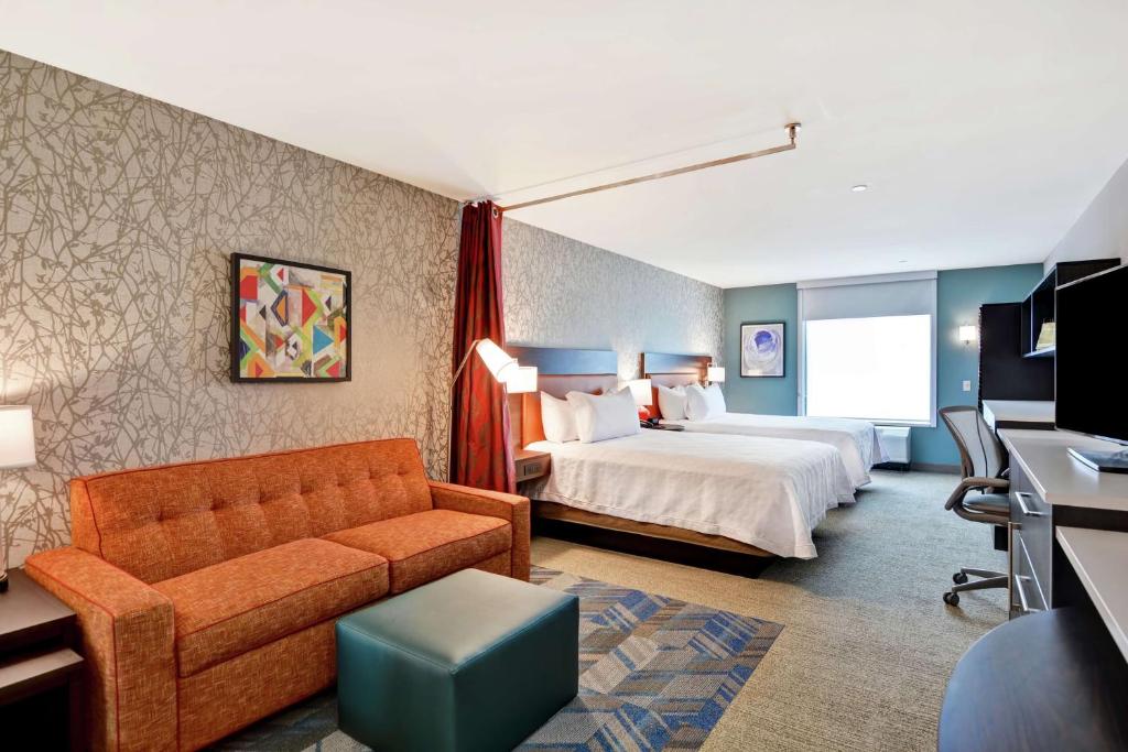 Home2 Suites By Hilton Madison Huntsville Airport - Queenstudio Met 2 Queensize Bedden - Niet-roken
