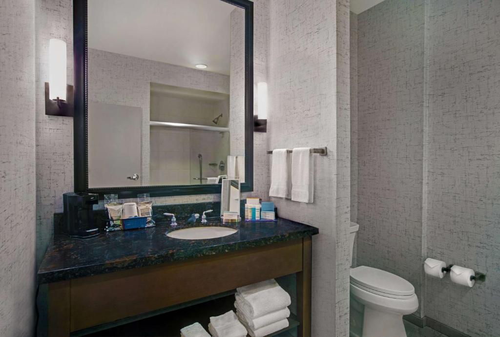 Koupelna v ubytování Hampton Inn and Suites Austin University Capitol