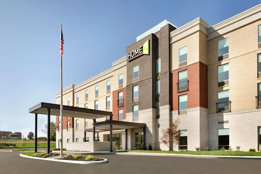 a rendering of the front of a hotel at Home2 Suites By Hilton Florence Cincinnati Airport South in Florence