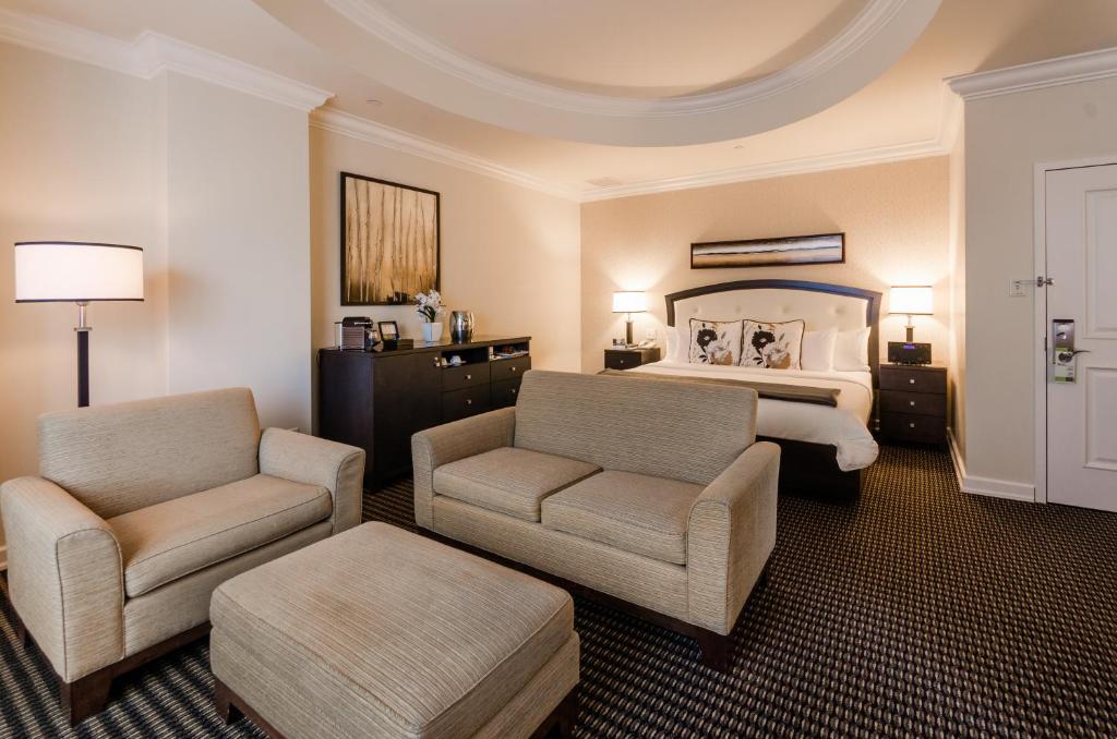 Posezení v ubytování Le St-Martin Hotel Centre-ville – Hotel Particulier