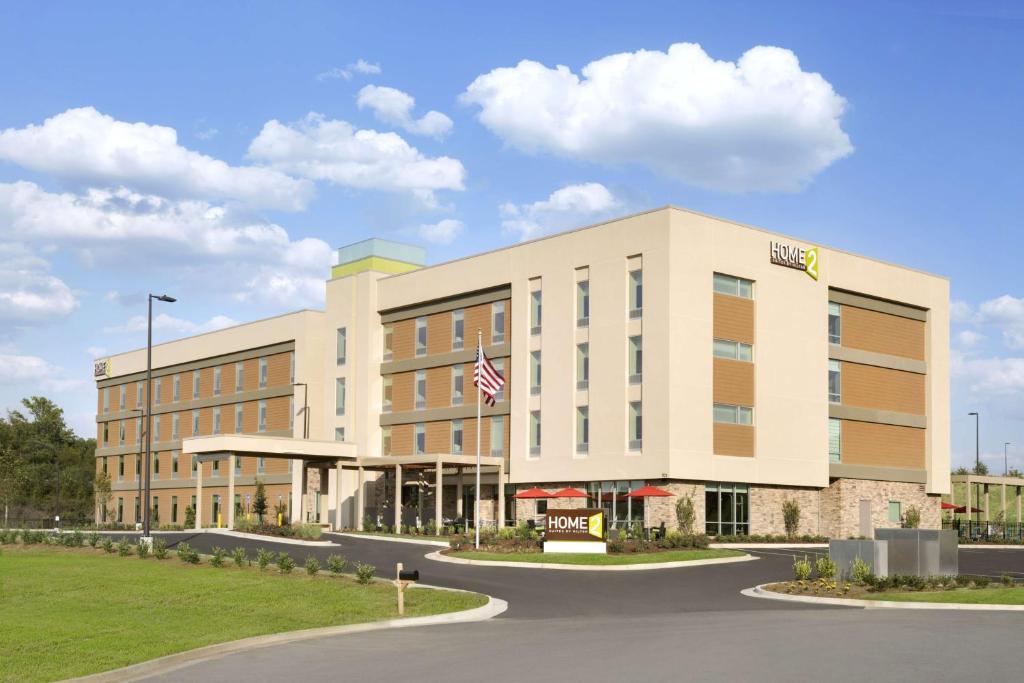 a rendering of the front of a hotel at Home2 Suites by Hilton Grovetown Augusta Area in Augusta