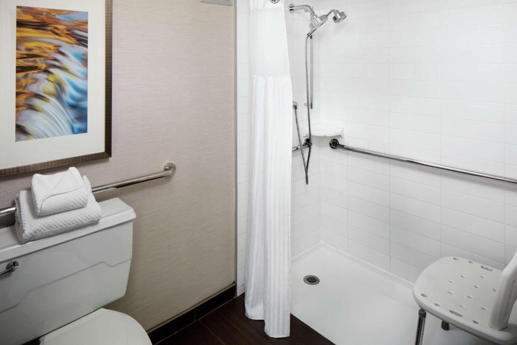 Koupelna v ubytování Hilton Albany