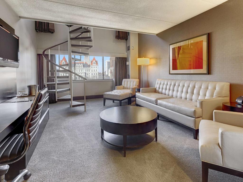 Posezení v ubytování Hilton Albany