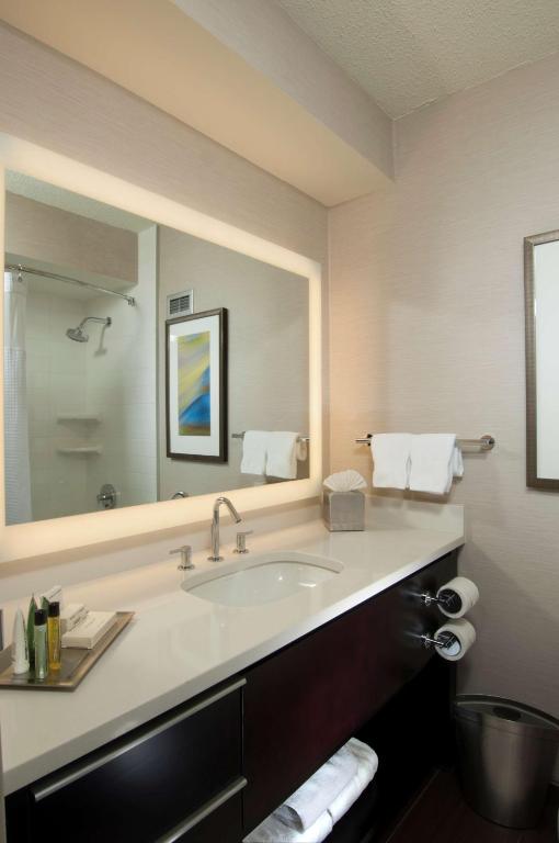 Koupelna v ubytování Hilton Albany