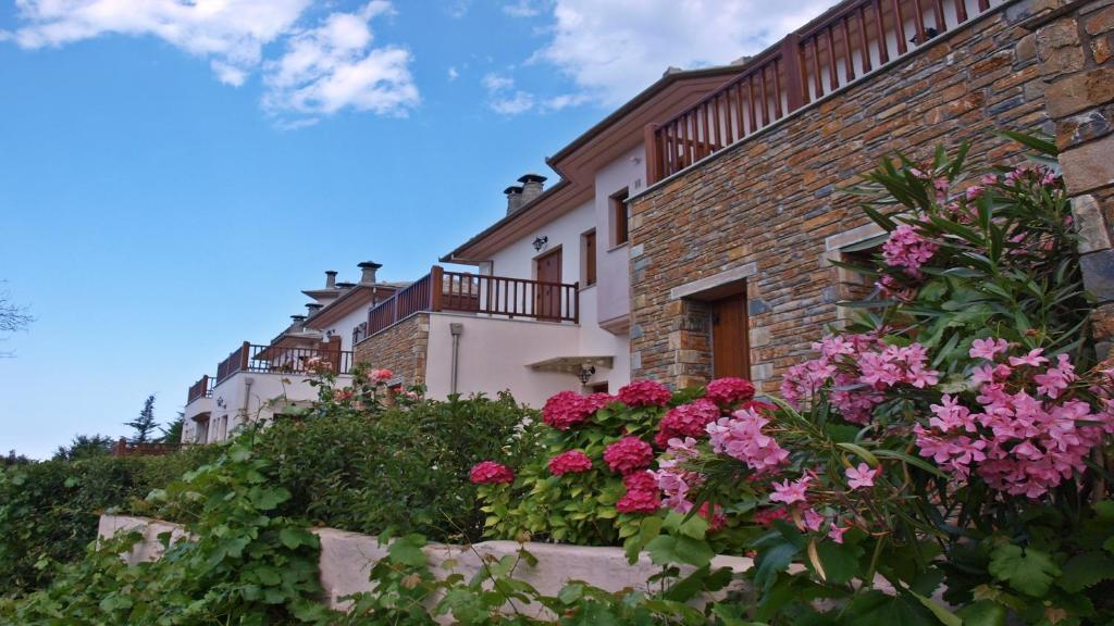 Budova, kde se aparthotel nachází