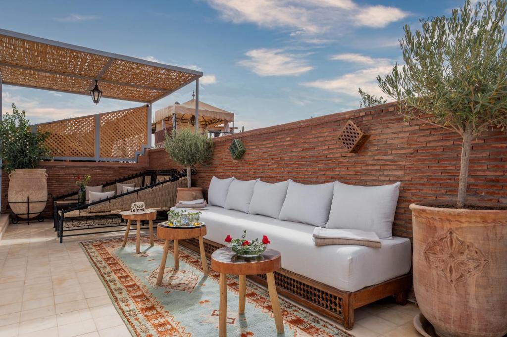Posezení v ubytování Riad Celema & Spa