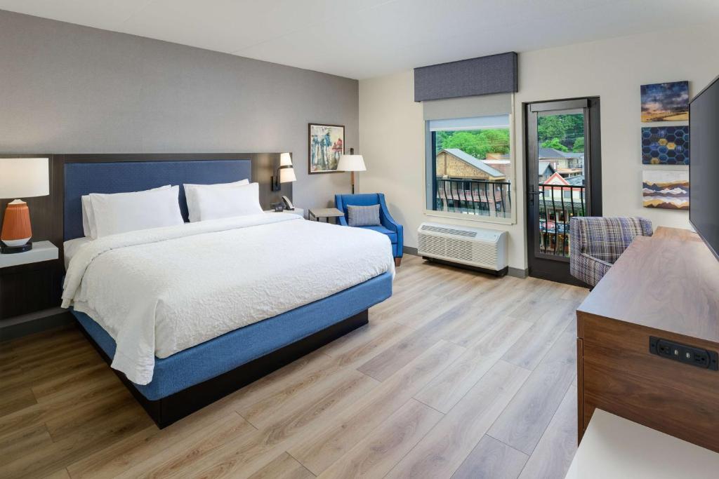 Hampton Inn Blue Ridge, GA - Chambre Roi Avec Balcon Français