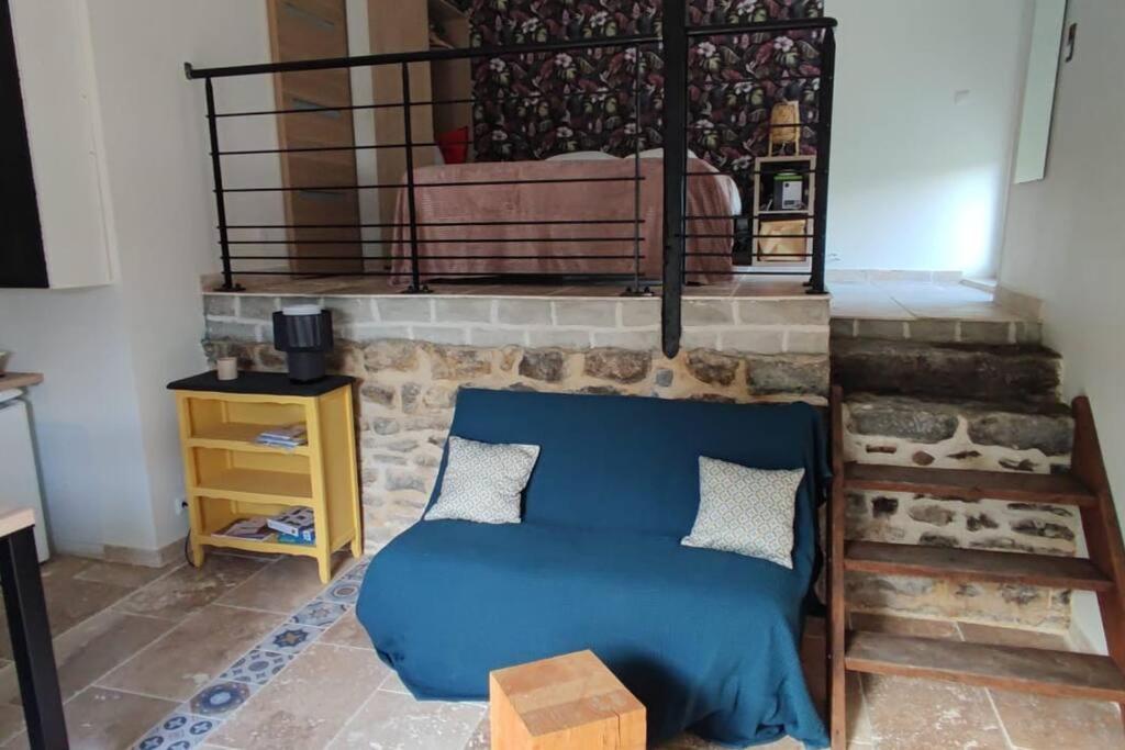 gîte dans ancien moulin的休息区