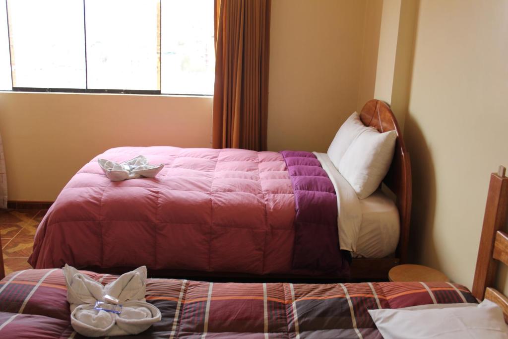 Krevet ili kreveti u jedinici u okviru objekta Cuscopackers Hostels