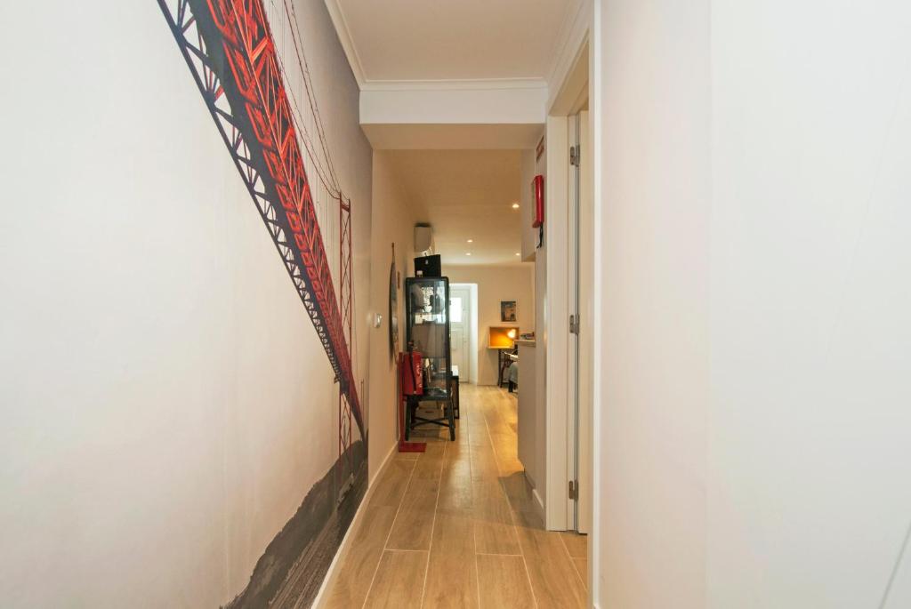 Kuchyň nebo kuchyňský kout v ubytování Apartamento Ponte 25 Abril