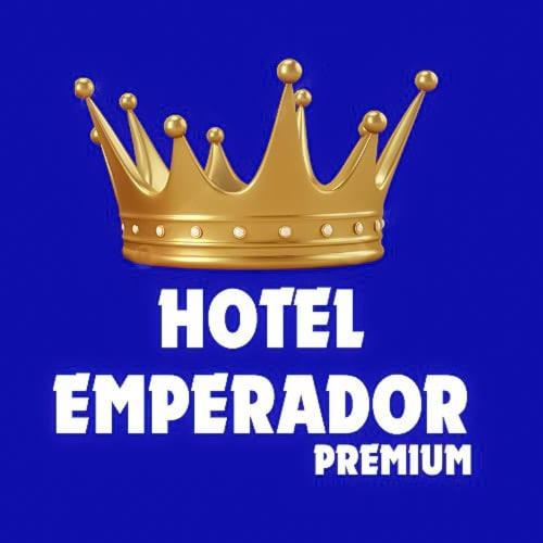 a crown on top of the words hotel emperorirm at HOTEL EMPERADOR PREMIUM in Jamundí