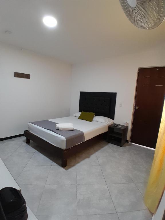 Postel nebo postele na pokoji v ubytování Hotel Palermo Real