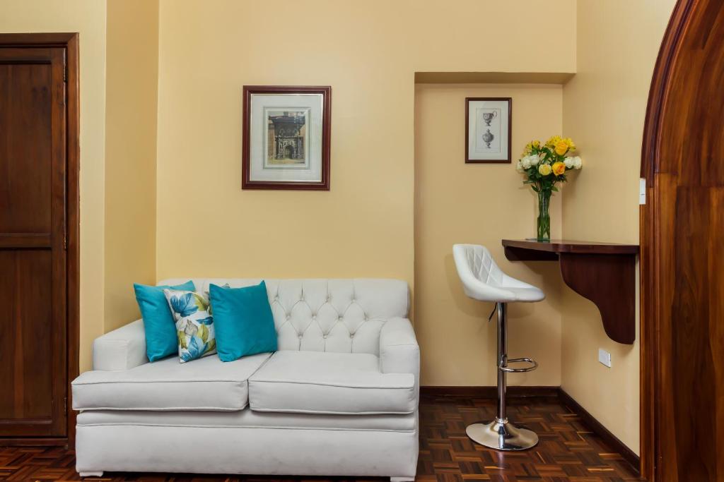Posezení v ubytování Hotel La Cartuja