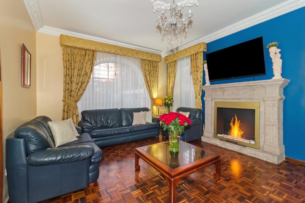 Posezení v ubytování Hotel La Cartuja