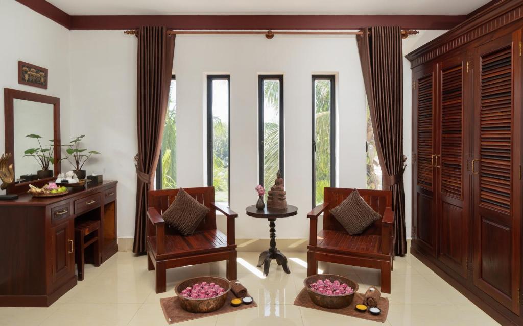 Posezení v ubytování Khemara Sovannphum Hotel