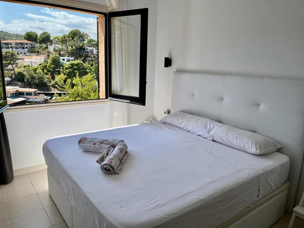 Postel nebo postele na pokoji v ubytování Casa ASIA. Relax a 5 minutos de las calas TOP.
