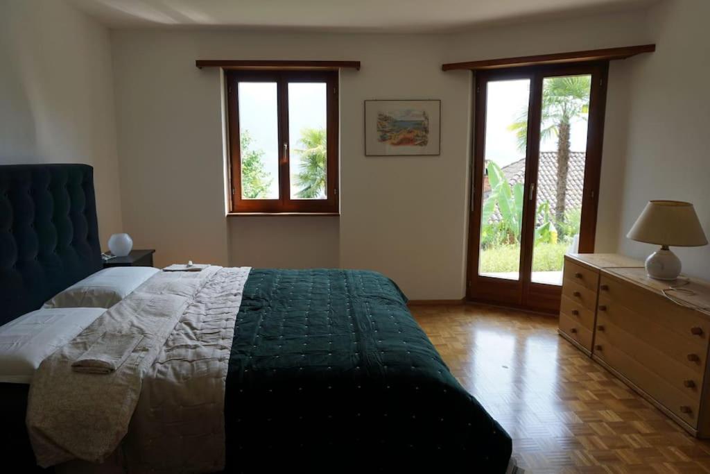 Postel nebo postele na pokoji v ubytování Casa Verbanella
