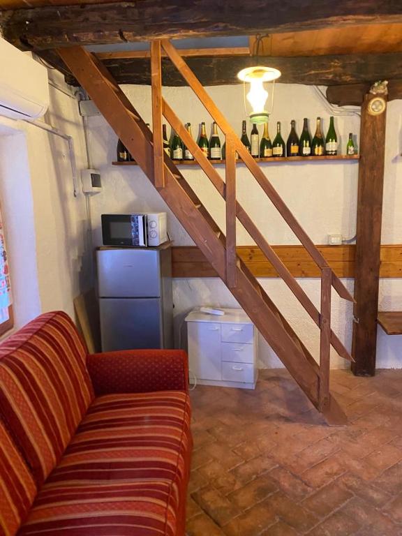 Posezení v ubytování La casa della nonna