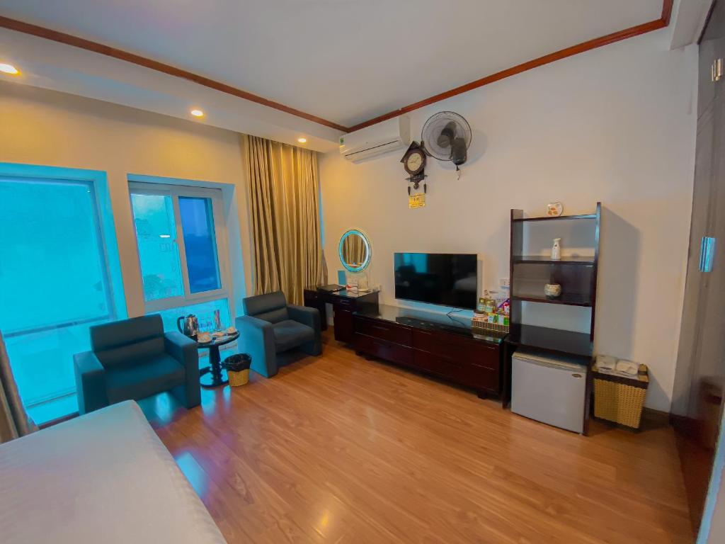 TV a/nebo společenská místnost v ubytování A25 Hotel - 61 Lương Ngọc Quyến