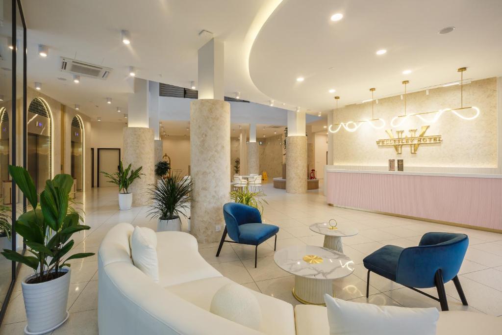 Posezení v ubytování Wellesley Hotel