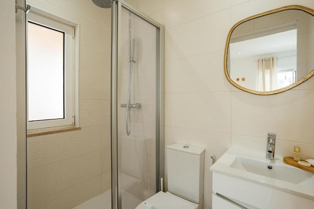 Koupelna v ubytování Coral Boutique Suites