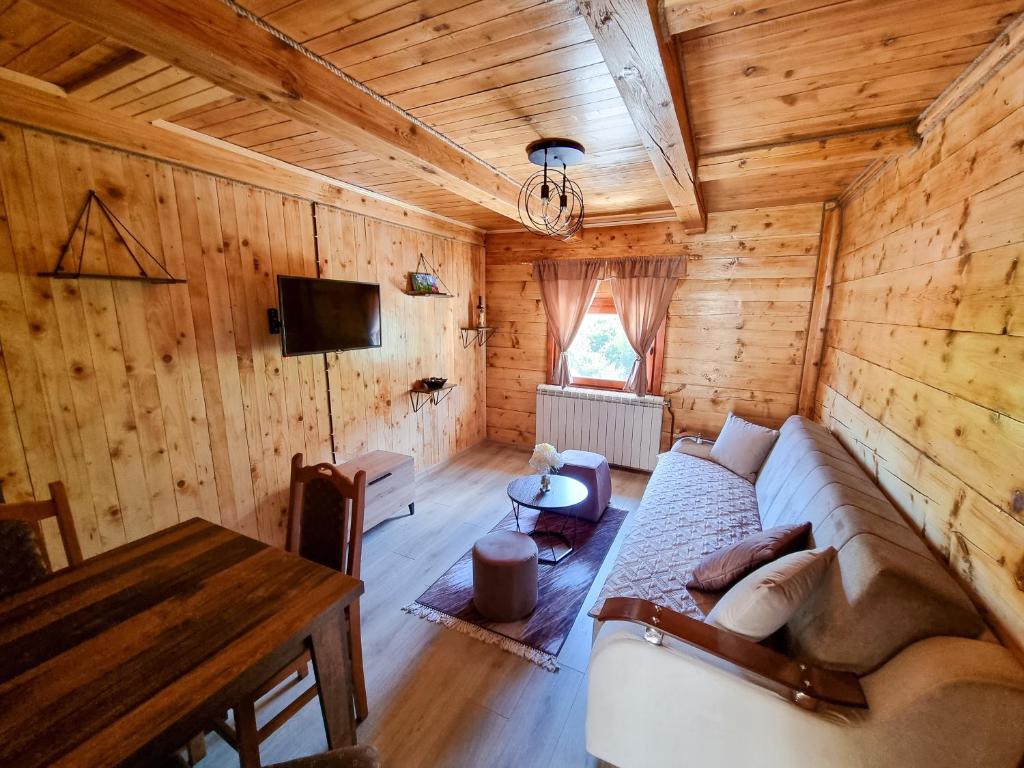 TV a/nebo společenská místnost v ubytování OLD HOUSE LJUJIĆ