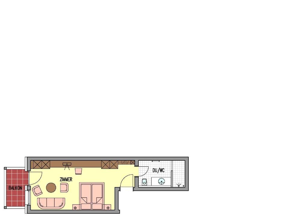 Půdorys ubytování Hotel Garni Alpenjuwel
