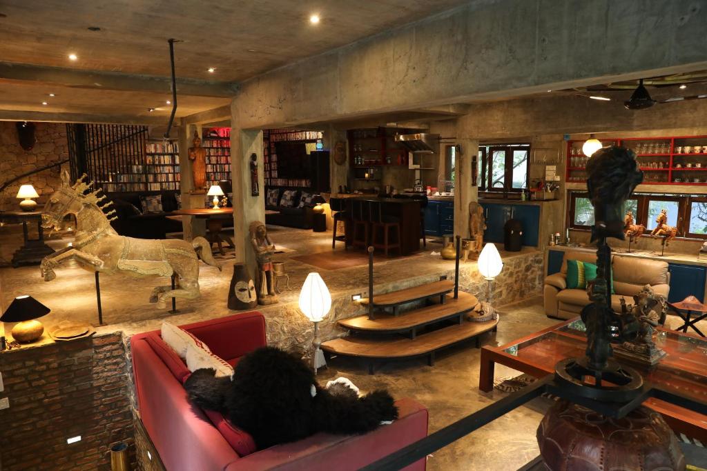 Posezení v ubytování Aayu Hanthana Boutique Hotel