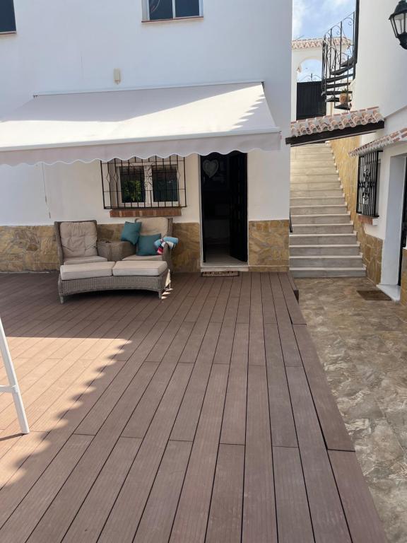 Balkón nebo terasa v ubytování Studio Poniente 450m to beach