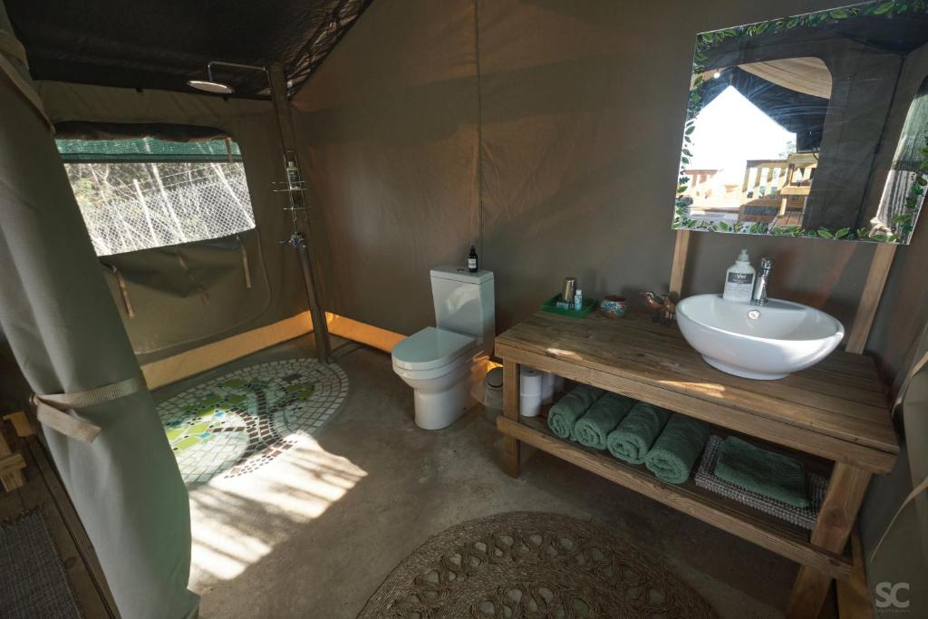 Koupelna v ubytování Trees&Seas - Getaway Glamping