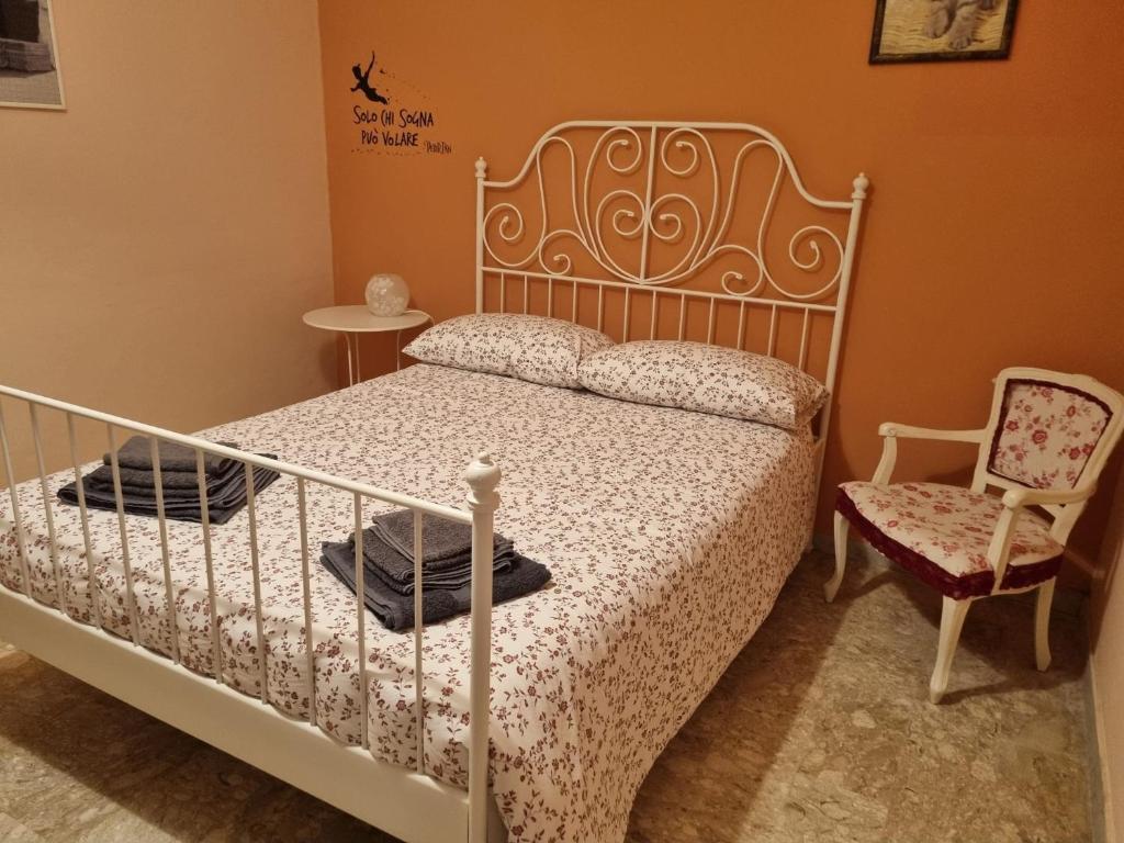 Postel nebo postele na pokoji v ubytování Civico 3