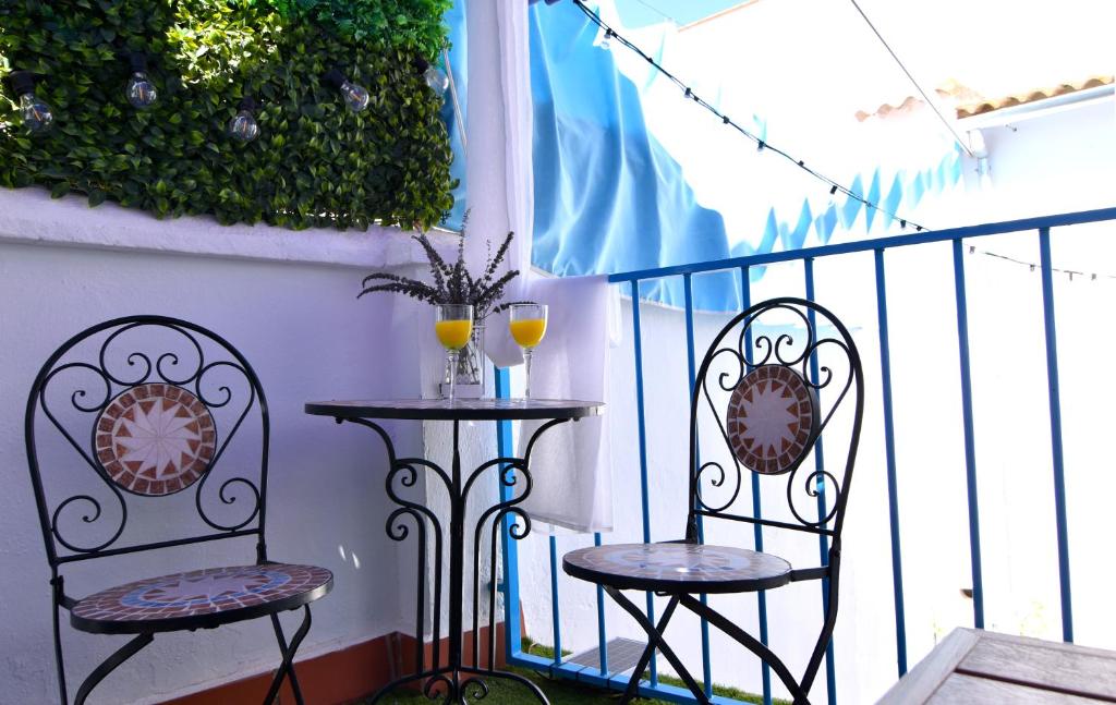 Balkón nebo terasa v ubytování La Casa de Reyes